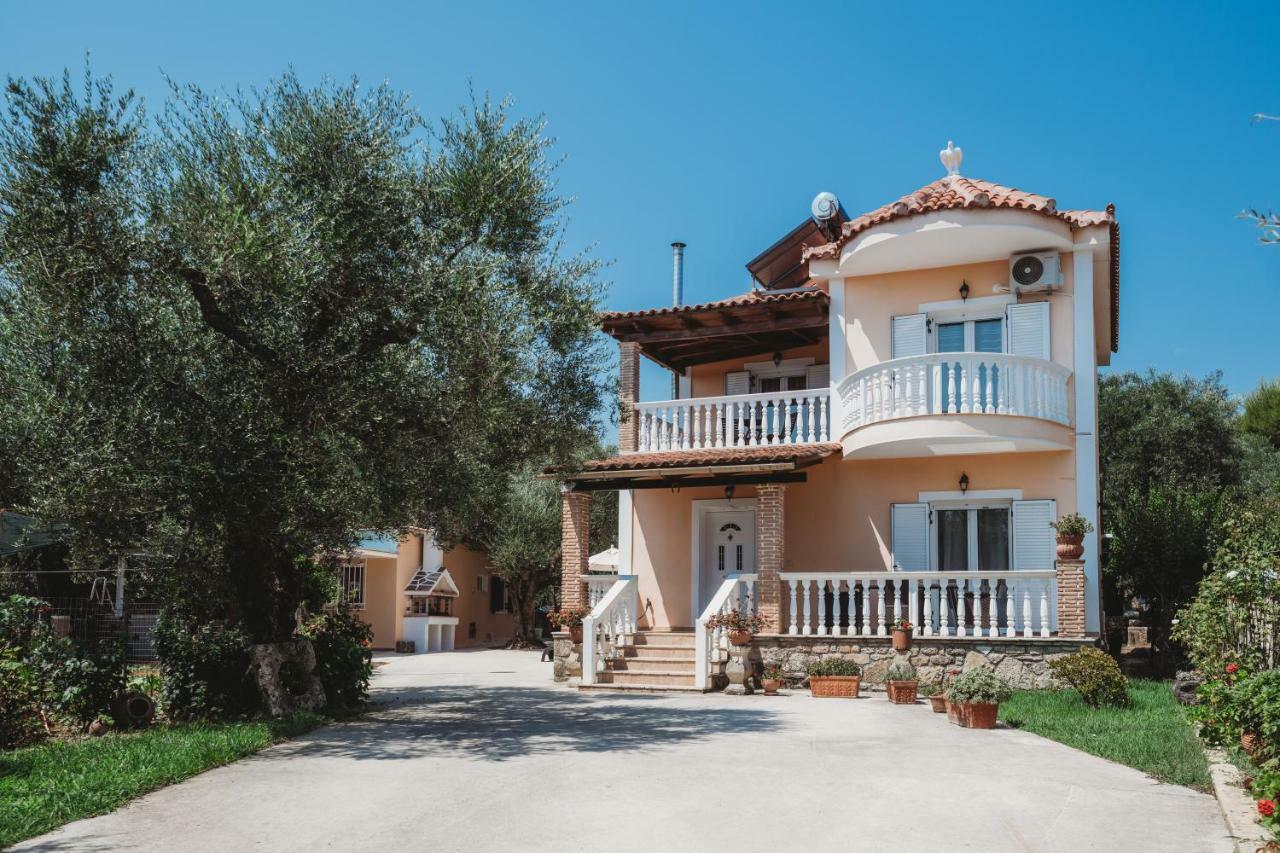 Villa Rosa 3 Bedroom With Sea View Tragaki Dış mekan fotoğraf