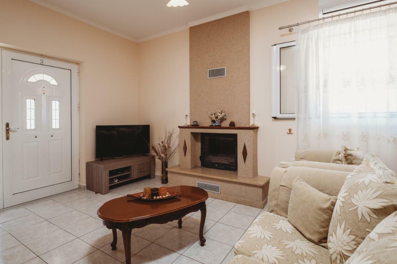Villa Rosa 3 Bedroom With Sea View Tragaki Dış mekan fotoğraf