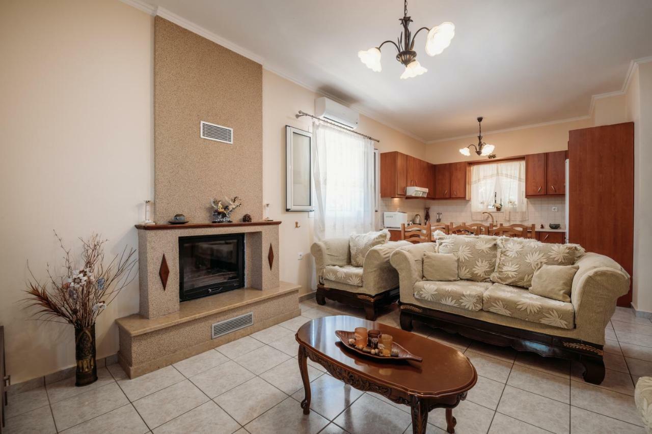 Villa Rosa 3 Bedroom With Sea View Tragaki Dış mekan fotoğraf